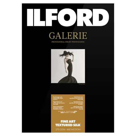 Papier ILFORD GALERIE FineArt Textured Silk 270 g/m2 - A4, 25 arkuszy