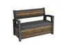 Skrzynia/ławka ogrodowa Deco 227 L - Walnut. Wym.: 133 x 61 x 89 cm