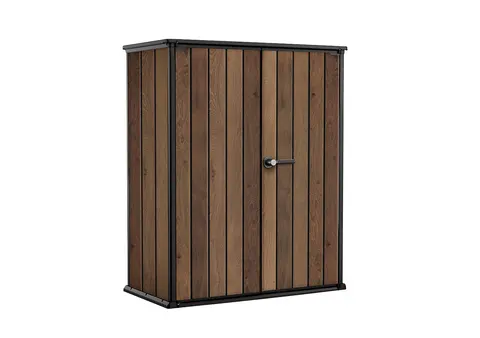 Schowek ogrodowy, narzędziowy Deco 1400 L – Walnut Wym. 140 x 73,6 x 170,4 cm