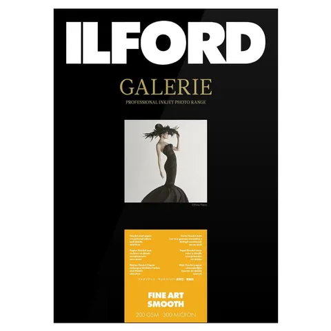 Papier ILFORD GALERIE FineArt Smooth 200 g/m2 - A4, 25 arkuszy