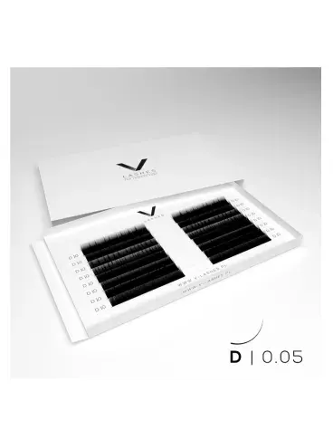 V-Lashes Skręt D grubość 0,05 - Długość : MIX