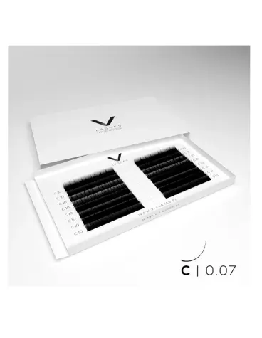 V-Lashes Skręt C grubość 0,07 - Długość : MIX