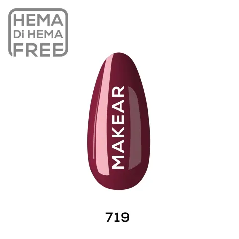 Makear™ Lakier Hybrydowy UV/LED 719 Glamour