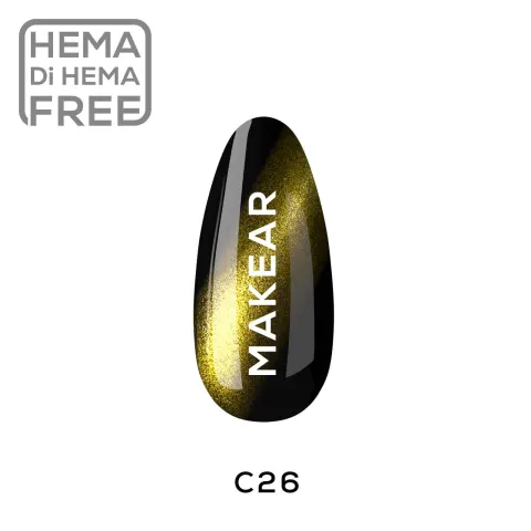 Makear™ Lakier Hybrydowy UV/LED C26 Cat Eye