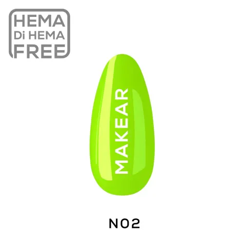 Makear™ Lakier Hybrydowy UV/LED N02 Neon