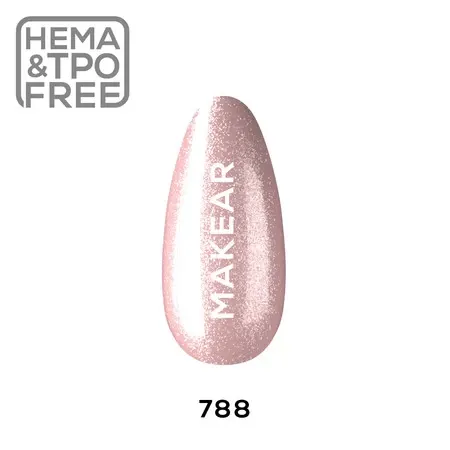 Makear™ Lakier Hybrydowy UV/LED 788 Glamour