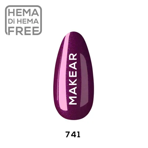 Makear™ Lakier Hybrydowy UV/LED 741 Glamour