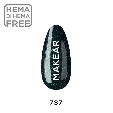 Makear™ Lakier Hybrydowy UV/LED 737 Glamour