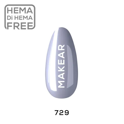 Makear™ Lakier Hybrydowy UV/LED 729 Glamour