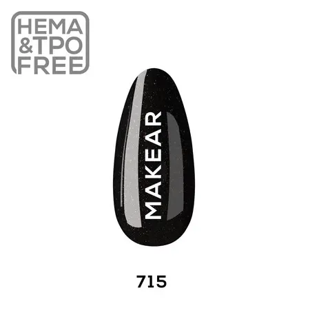 Makear™ Lakier Hybrydowy UV/LED 715 Glamour