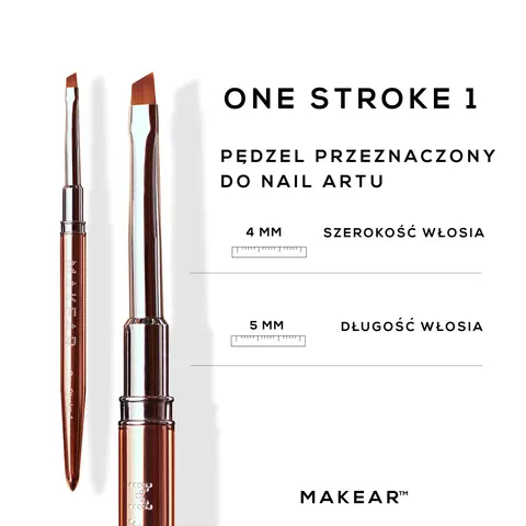 Makear Pędzel One Stroke 1