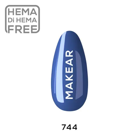 Makear™ Lakier Hybrydowy UV/LED 744 Glamour
