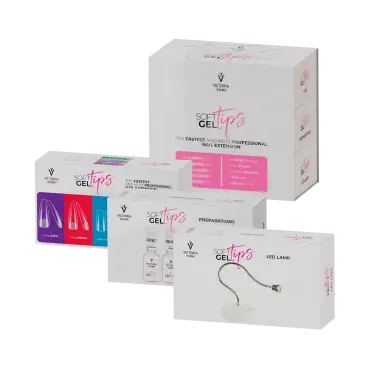 Victoria Vynn SOFT GEL TIPS Set with Medium Almond tips Starter