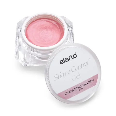 Elarto Żel budujący z tiksotropią beżowo-różowy Shape Control Gel Diamond Blush 15g