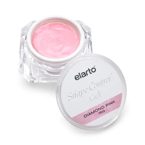 Elarto Żel budujący z tiksotropią różowy Shape Control Gel Diamond Pink 15g