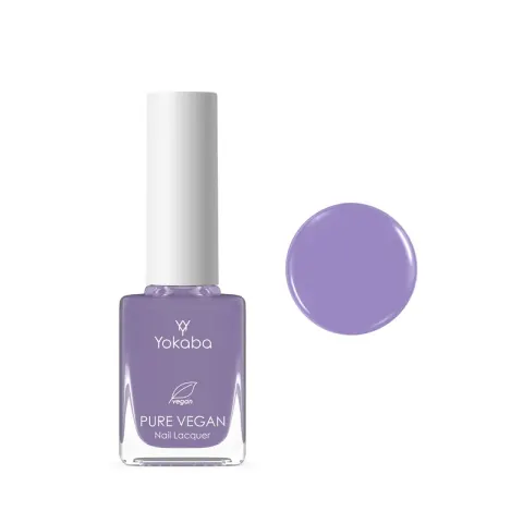 Yokaba 76 Light Violet lakier klasyczny PURE VEGAN NAIL LACQUER 10 ML
