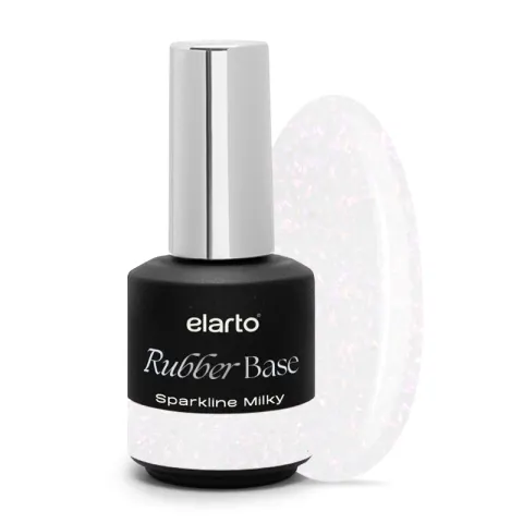 Elarto Baza hybrydowa Rubber Base Sparkline Milky 15ml