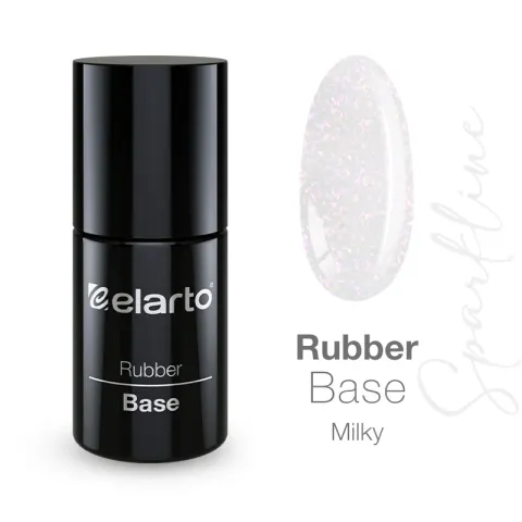 Elarto Baza hybrydowa Rubber Base Sparkline Milky 7ml