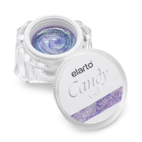 Elarto Żel budujący fioletowy Candy Magic Violet 5g
