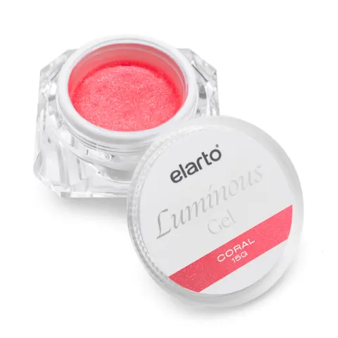 Elarto Żel budujący KORALOWY Luminous Gel Coral 15g