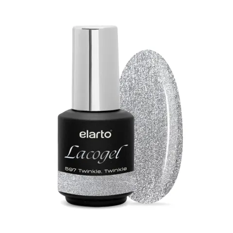Elarto Lakier hybrydowy Lacogel Twinkle nr 597 7ml