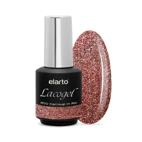 Elarto Lakier hybrydowy Lacogel Carnival in Rio nr 600 7ml