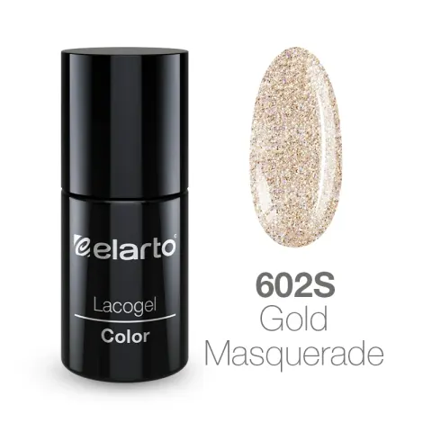 Elarto Lakier hybrydowy Lacogel Gold Masquerade nr 602S 7ml