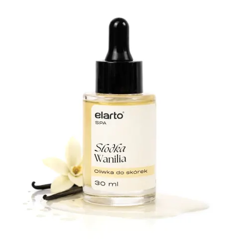 Elarto Oliwka do skórek Słodka Wanilia 30 ml