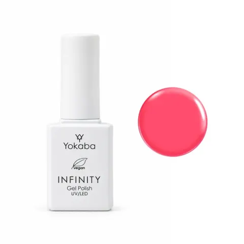 Yokaba Lakier hybrydowy Infinity 09 Pink Flash 7ml