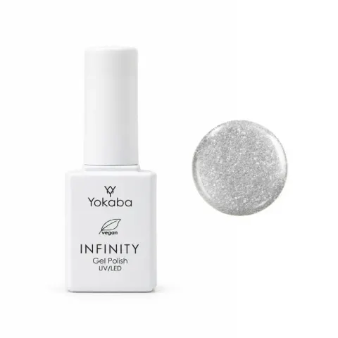 Yokaba Lakier hybrydowy Infinity 24 Silver Dust 7ml