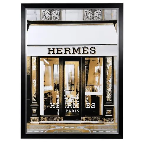 Obraz Hermes Designer 152x117 cm czarna rama