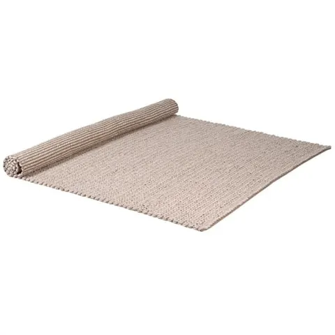 Ręcznie tkany dywan Beige Wool 100% wełna 183x274 cm beżowy