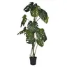 Monstera Bremner 175 cm sztuczna roślina w czarnej plastikowej doniczce