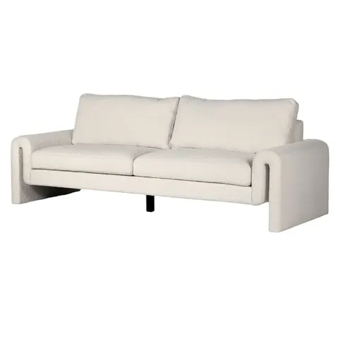 Sofa Cloud 236 cm szerokości biała tkanina boucle dekoracyjna sofa designerski kształt