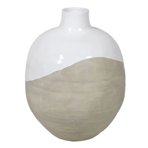 Waza ceramiczna Telcon White S 62 cm biel beż