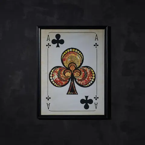 Nowoczesny Obraz Ace Of Clubs 130x99