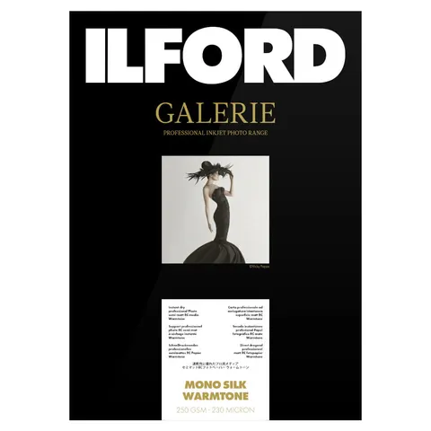 Papier ILFORD GALERIE Mono Silk Warmtone 250 g/m2 - A4, 25 arkuszy