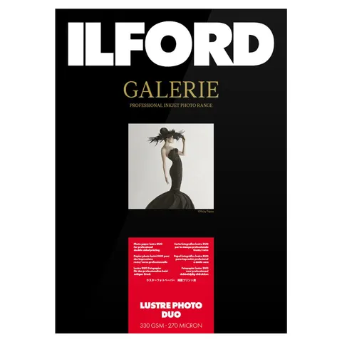 Papier ILFORD GALERIE Lustre Photo Duo 330 g/m2 - A3, 25 arkuszy