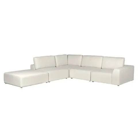 Biała sofa modułowa Cloud Bouclé – 5 elementów