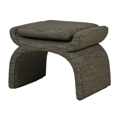 Stołek Luxury Olive 65x46cm zielony stołek do toaletki puf