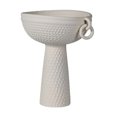 Porcelanowy wazon Elegant 42 cm biały wazon oryginalny design