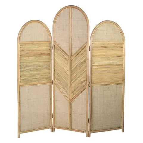Parawan dekoracyjny Taba z naturalnego rattanu 180 cm