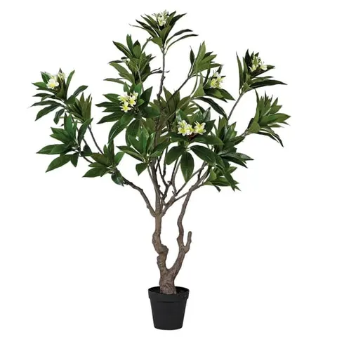Sztuczne drzewko plumerii Frangipani 213 cm - na taras i do ogrodu