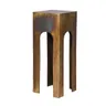 Metalowy postument Salvador Gold 81 cm aluminiowy piedestał