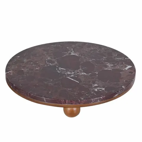 Taca dekoracyjna Rosso z marmuru 40 cm