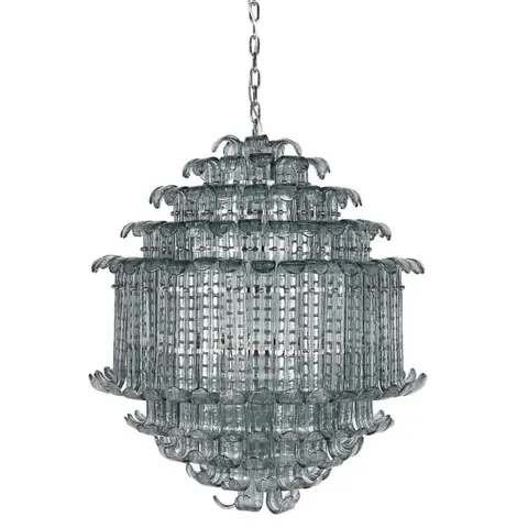 Żyrandol Savoy Anthracite 90x75 cm – przydymione szkło