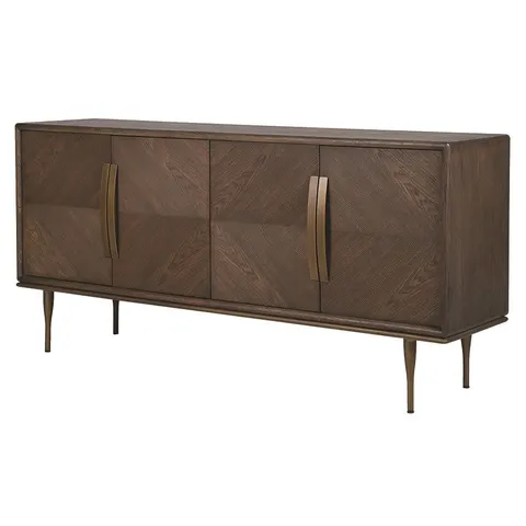 Komoda dębowa Ashbourne 180 cm – 4-drzwiowa