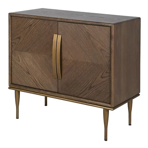 Komoda dębowa Ashbourne 93 cm – 2-drzwiowa