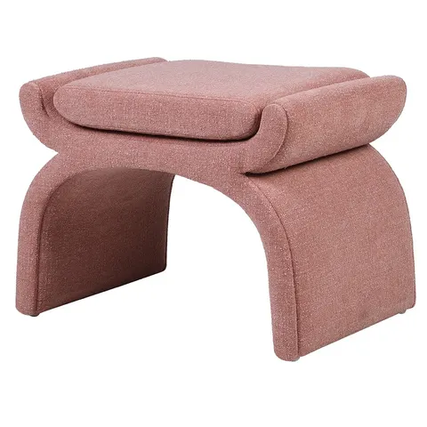 Stołek tapicerowany Luxury Pink 65 cm różowy