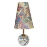 Lampa stołowa Portobello 45 cm – szkło i kolorowy abażur